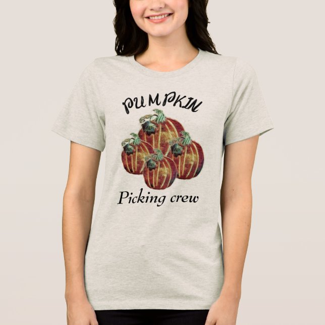Pumpkin-plockbesättning T Shirt (Framsida)