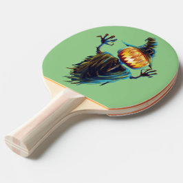 Pumpkin Power: Halloween Ping Pong Paddle Pingisracket
