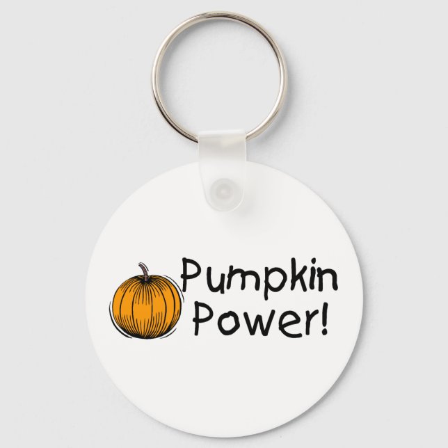 Pumpkin Power Nyckelring (Framsida)