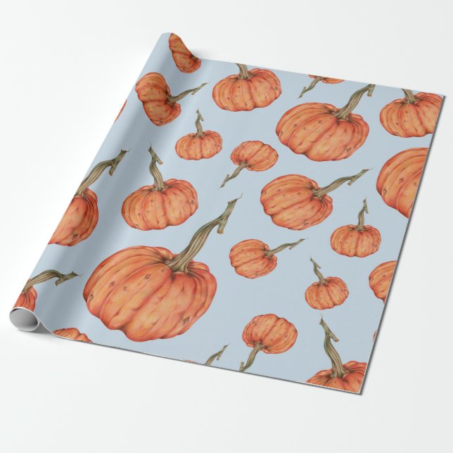 Pumpkin Presentpapper (Utrullad)