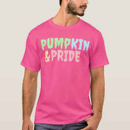 Pumpkin & pride Halloween t-shirt stolt rosa