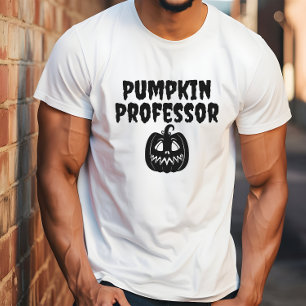 Pumpkin Professor-lärartypografi grått T Shirt