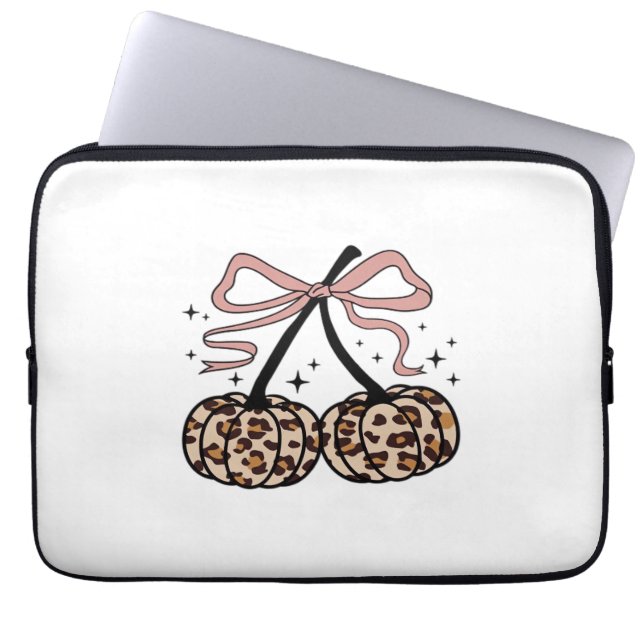 Pumpkin, Pumpkin Cherries, Leopard Pumpkin, P Laptop Fodral (Framsidan)