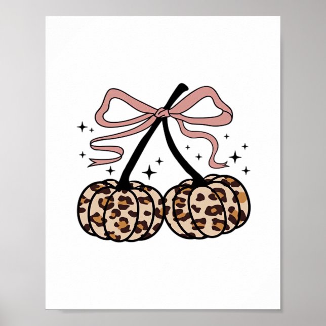 Pumpkin, Pumpkin Cherries, Leopard Pumpkin, P Poster (Framsidan)