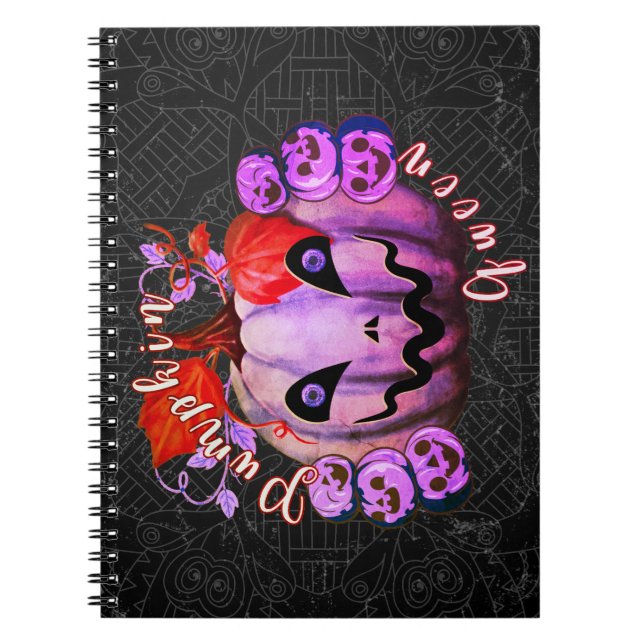 Pumpkin Queen Anteckningsbok (Framsidan)