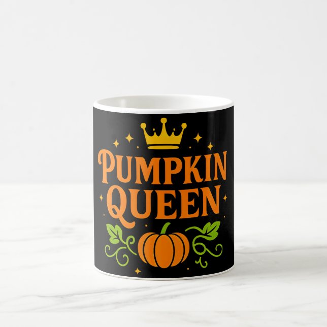 Pumpkin Queen Halloween Kaffemugg (Center)