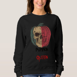 Pumpkin Queen Halloween Sweatshirt • Spooky Vibes T Shirt