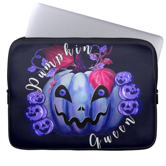 Pumpkin Queen Laptop Fodral (Framsidan)