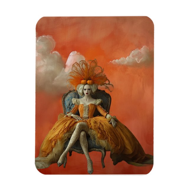 Pumpkin Queen | Surreal Art Magnet (Vertikal)