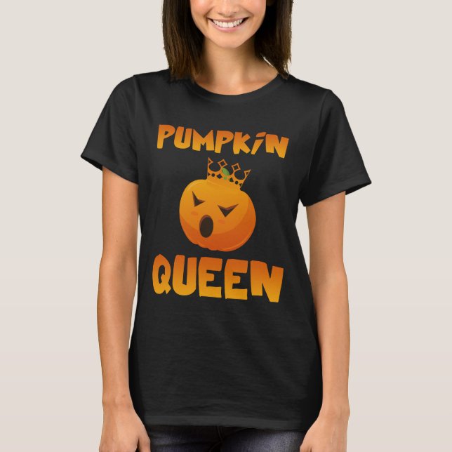 Pumpkin Queen T Shirt (Framsida)
