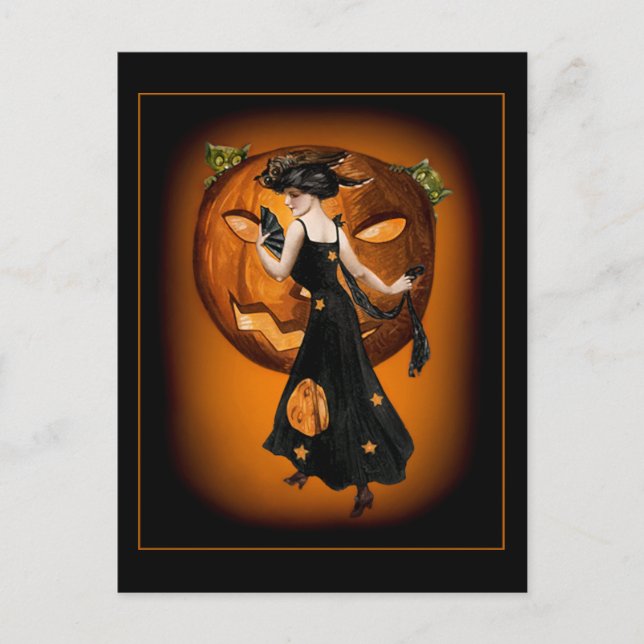 Pumpkin Queen - vykort (Framsida)