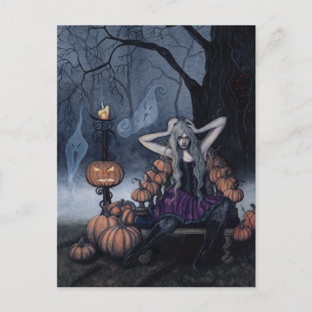 Pumpkin Queen-vykort Vykort (Framsida)