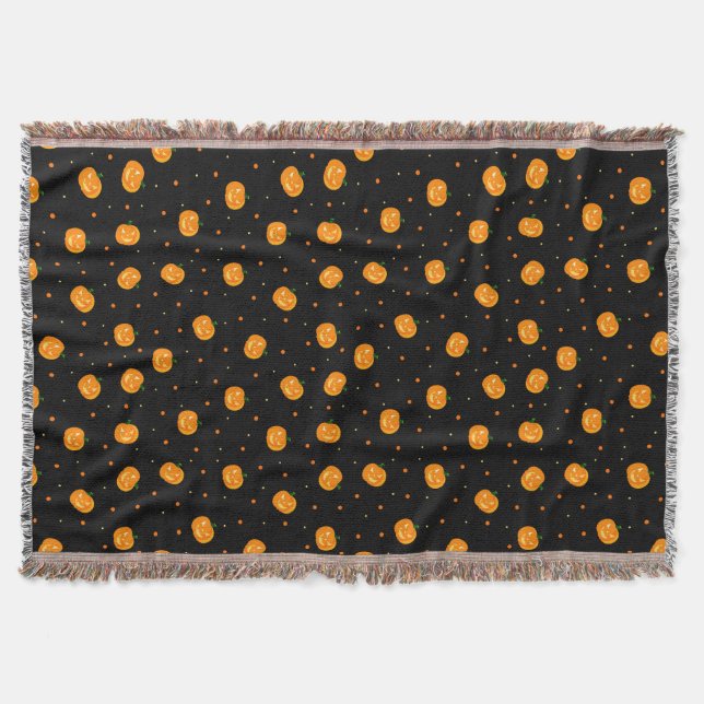 Pumpkin Rain Throw Filt (Framsidan)