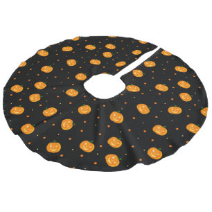 Pumpkin Rain Träd Skirt Julgransmatta Fusklinne