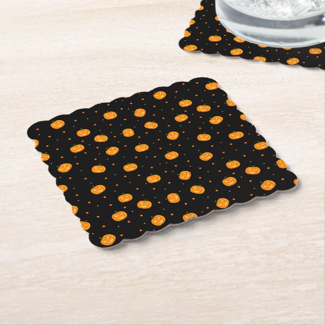 Pumpkin Rain Underläggs Underlägg Papper (Vinklad)