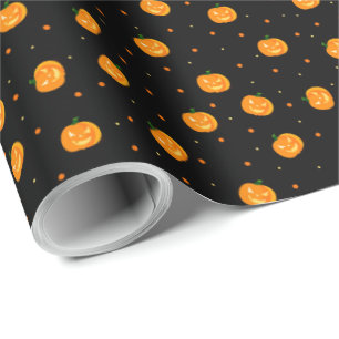 Pumpkin Rain Wrapping Papper Presentpapper