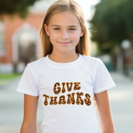 Pumpkin Retro Ge tack Thanksgiving vit T Shirt