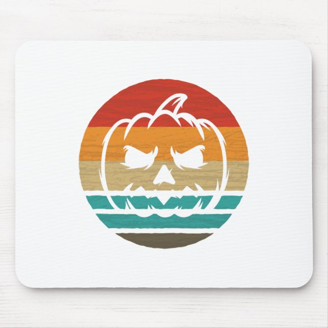 Pumpkin Retro Stil Vintage Musmatta (Framsidan)