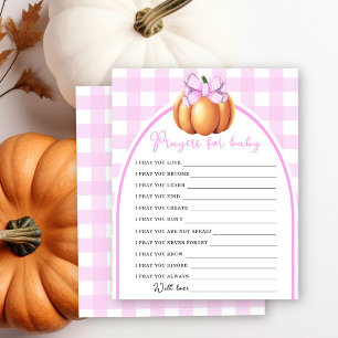 Pumpkin rosa-babydusch Prayers for baby