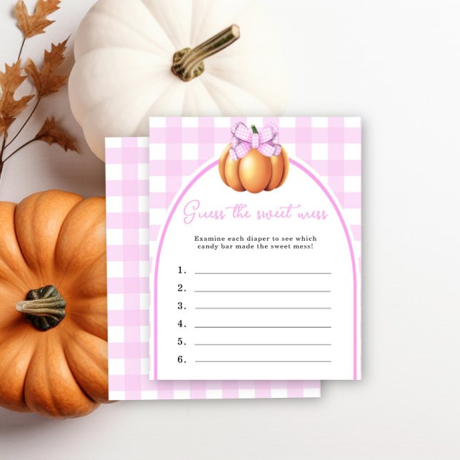 Pumpkin rosa bugar Gissa det söta  spelet (Skapare uppladdad)