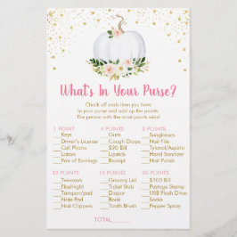 Pumpkin Rosa Guld What's in your Purse Game