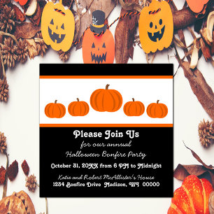 Pumpkin Row Halloween fest Inbjudan