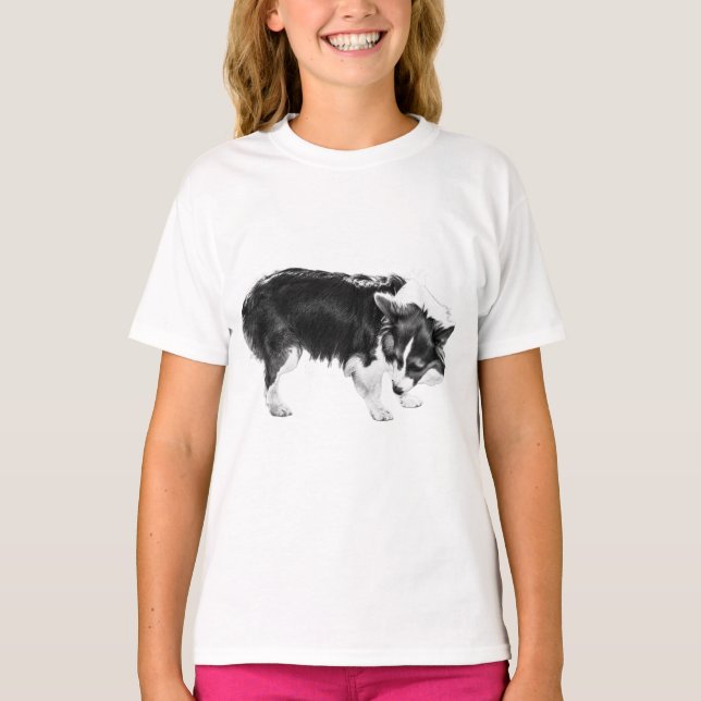 Pumpkin Row Sniff-scout T Shirt (Framsida)
