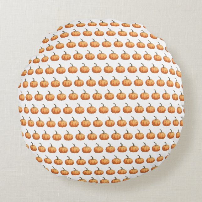 Pumpkin Rund Kudde (Framsidan)