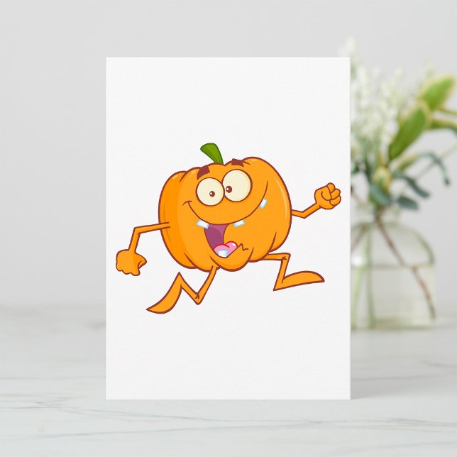 Pumpkin Running Inbjudningar (Skapare uppladdad)