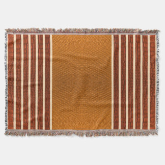 Pumpkin & Rust Exotic Faux Snake Leather Line Art Filt