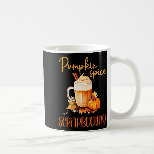 Pumpkin Sce &amp; Scrapbooking _ Cute Autumn Rusti Kaffemugg (Höger)