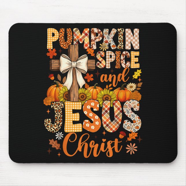 Pumpkin Sce And Jesus Christ Funny Fall Christian  Musmatta (Framsidan)