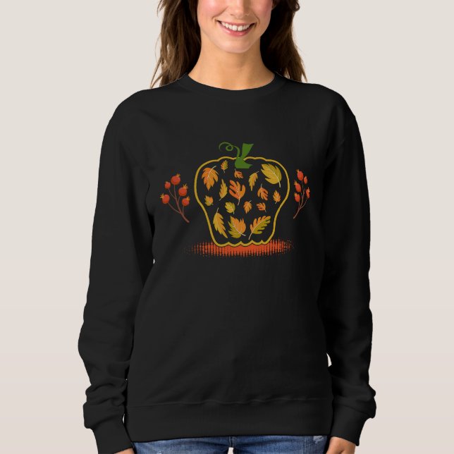 Pumpkin Sea Turtle Halloween Autumn Fall Squash Tu T Shirt (Framsida)