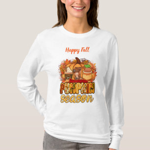 Pumpkin Season Autumn Anpassa text T Shirt