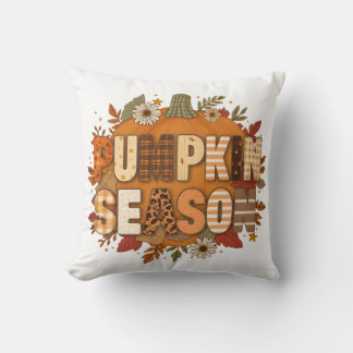 Pumpkin Season – Autumn Flowers & Cozy Coussin Kudde