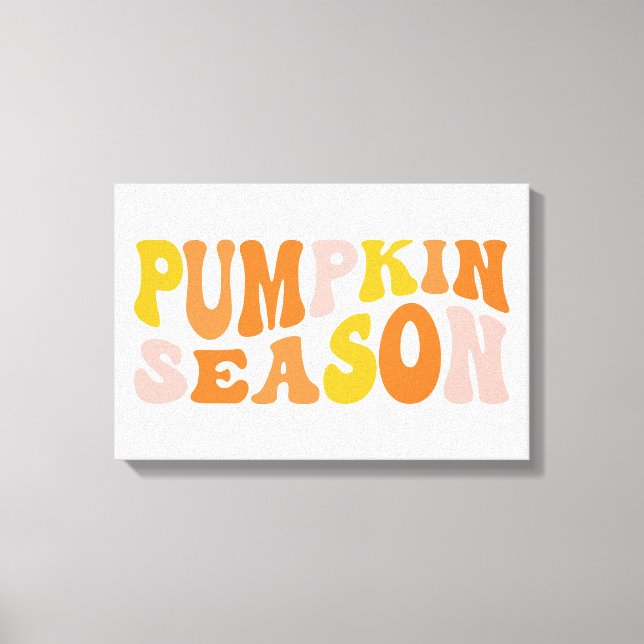 Pumpkin Season Canvastryck (Framsida)