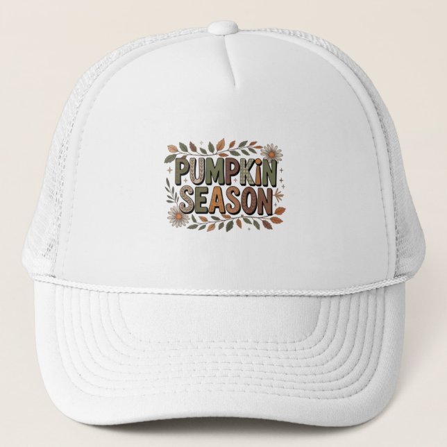 Pumpkin Season – Earthy Leaves casquette Keps (Framsida)