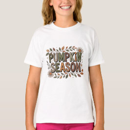Pumpkin Season – Earthy Leaves T-shirt
