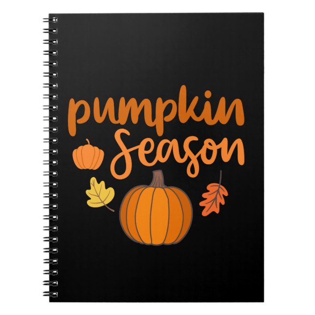 Pumpkin Season Fall Anteckningsbok (Framsidan)