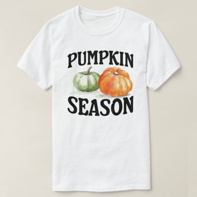 Pumpkin Season Fall Autumn Season T Shirt (Design framsida)