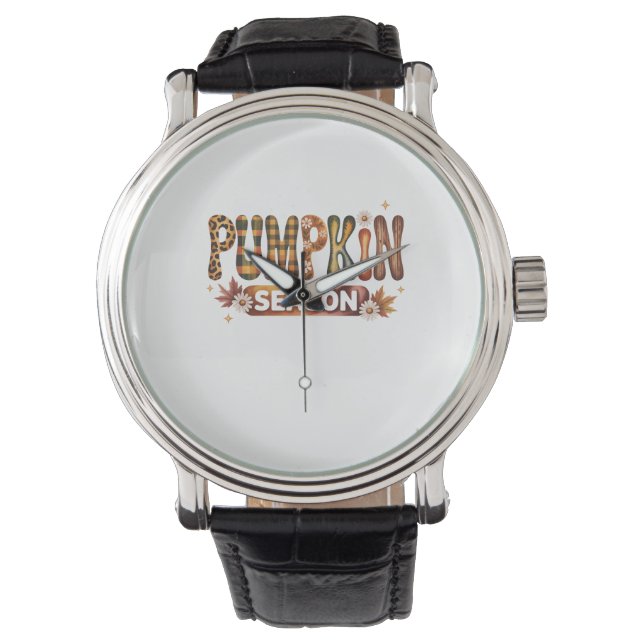 Pumpkin Season Fall Boho Armbandsur (Framsida)