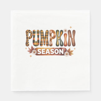 Pumpkin Season Fall Boho Pappersservett