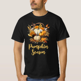 Pumpkin Season Fall Höst löv T Shirt