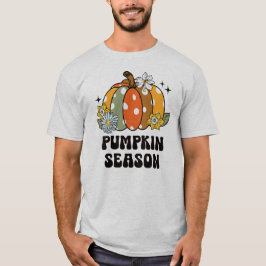 Pumpkin Season Fall Höst löv T Shirt
