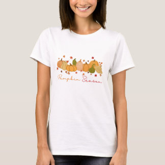 Pumpkin Season-fall Mysiga hösten Pumpkin Väg Tee