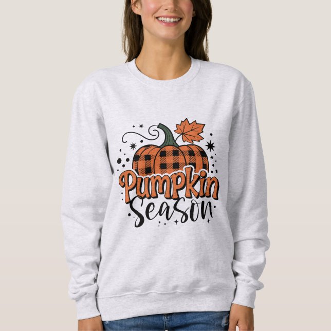 Pumpkin Season Fall Novelty T Shirt (Framsida)
