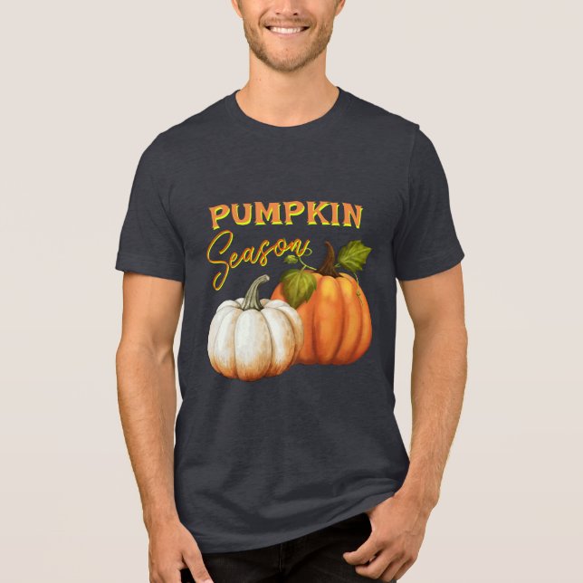 Pumpkin Season Fall Say T Shirt (Framsida)
