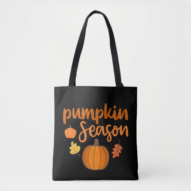 Pumpkin Season Fall Tygkasse (Framsida)