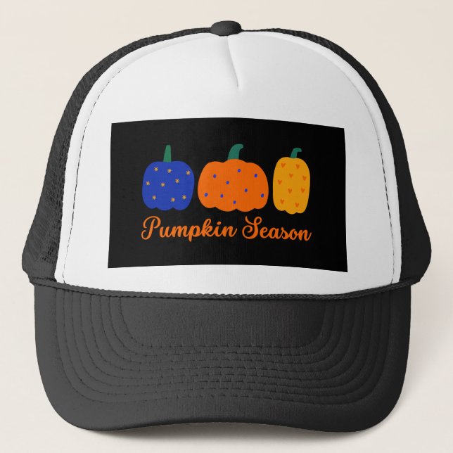 Pumpkin Season Halloween Keps (Framsida)