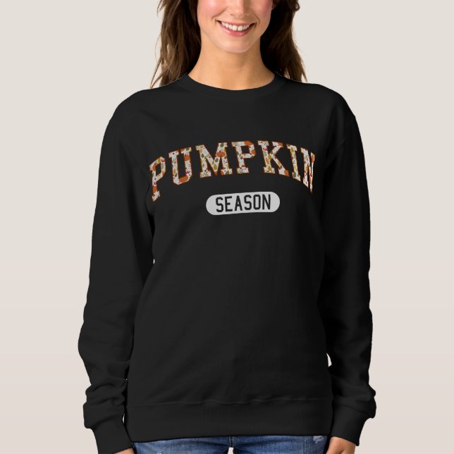Pumpkin Season - Höstgrafik T Shirt (Framsida)